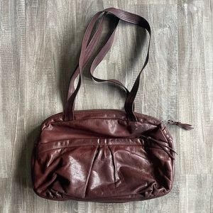 Vintage Leather Purse Mahogany